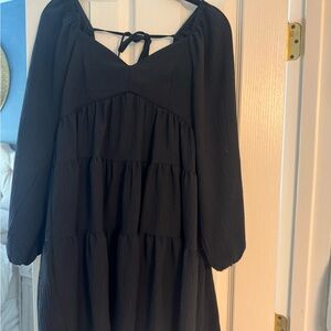 Alter’d State Black Tiered Dress